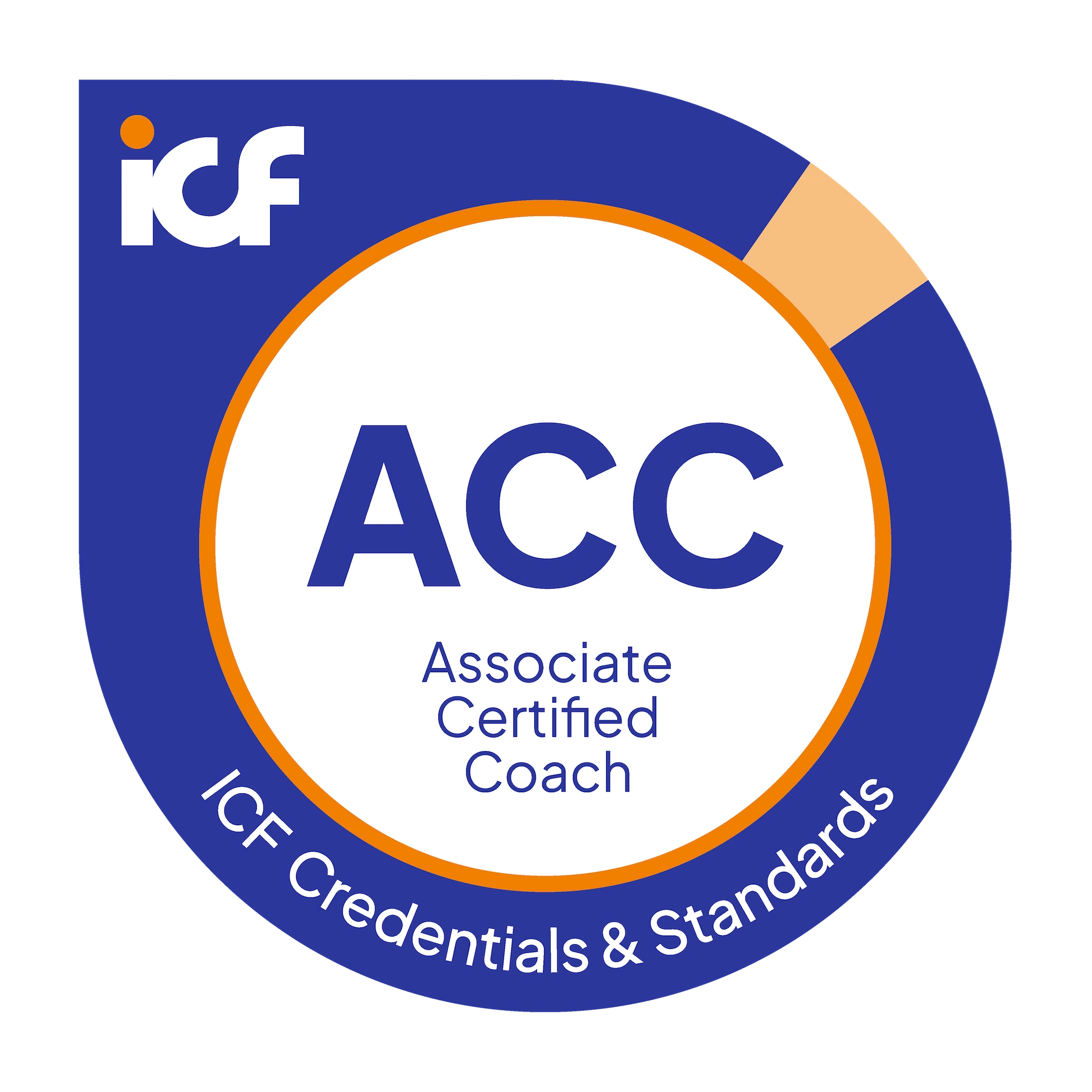 Lencana resmi ICF Master Certified Coach.